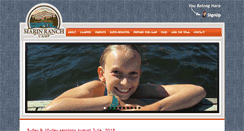 Desktop Screenshot of marinranchcamp.org