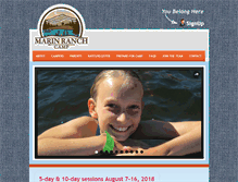 Tablet Screenshot of marinranchcamp.org